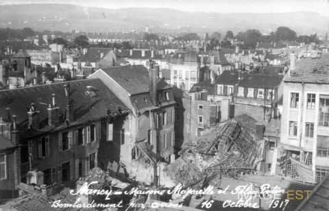Destruction des maisons Majorelle et Félix Potin (Nancy)